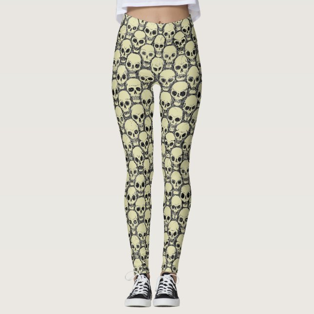 Wall o’ Skulls Leggings (Front)
