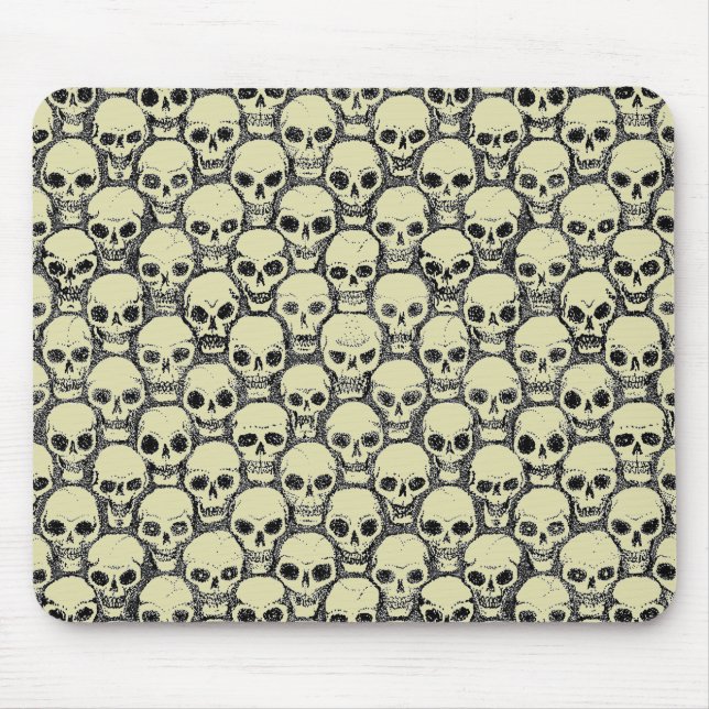 Wall o’ Skulls Mouse Pad (Front)