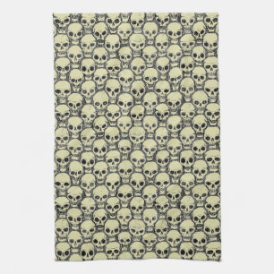 Wall o’ Skulls Tea Towel