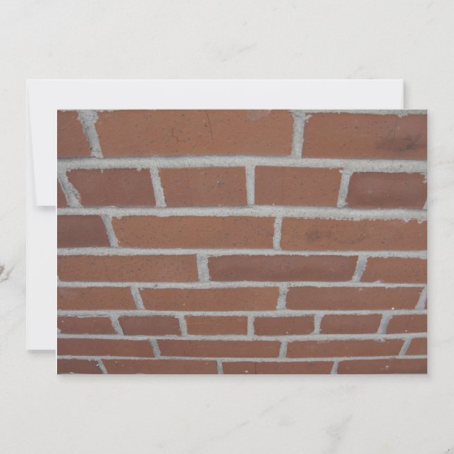Wall of Bricks Invitation (Front)