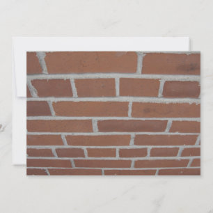 Wall of Bricks Invitation