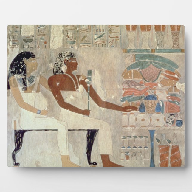 Wall painting from the tomb of Rekhmire, Thebes, d Plaque (Front)