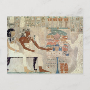 Wall painting from the tomb of Rekhmire, Thebes, d Postcard