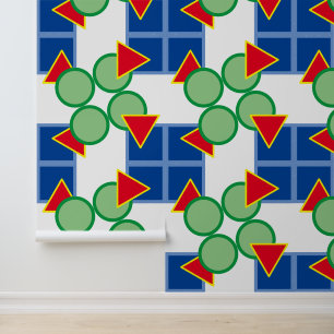 Wall Paper - Colourful Geometric Shapes