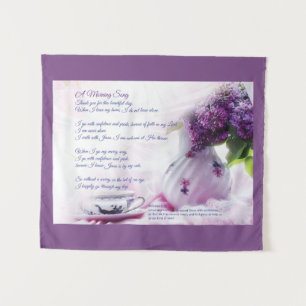 Wall plaque, poem, wall hanging, pictures, tapesty tapestry