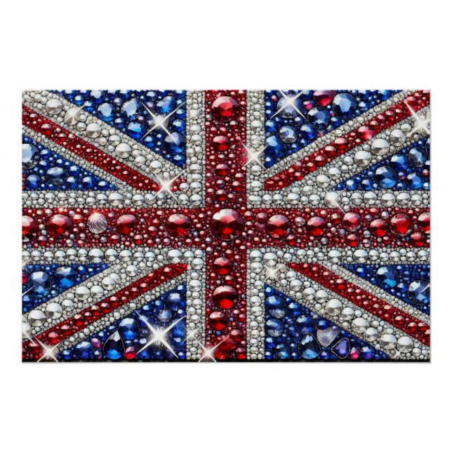Wall poster with British Colours Design (Front)