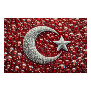 Wall poster with Turkish Colours Design