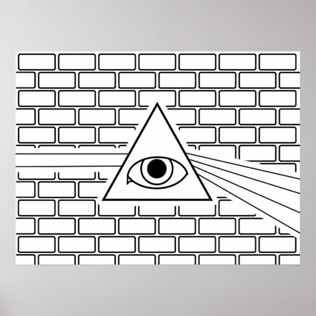 Wall Prism Eye Poster (Front)