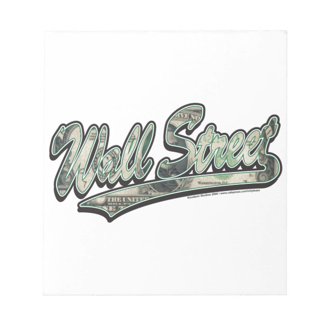 Wall Street - 1000 Dollar Bill Notepad (Front)