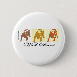 Wall Street 6 Cm Round Badge