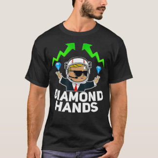 Wall Street Bets Guy  Diamond Hands  T-Shirt