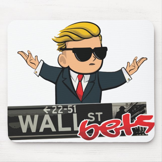 Wall Street Bets Mouse Pad (Front)