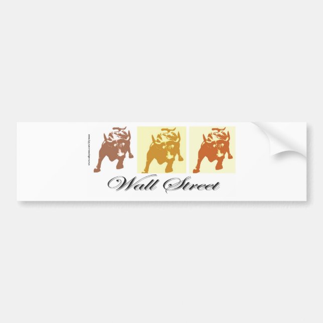 Wall Street Bumper Sticker (Front)