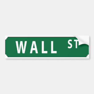 Wall Street Bumper Sticker
