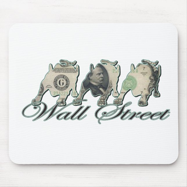 Wall Street/money Mouse Pad (Front)
