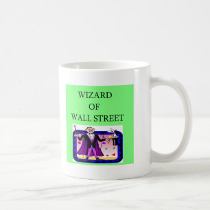 wall street stock ,market investor coffee mug