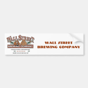 WALL-STRRET-BREWING-for-Caf Bumper Sticker