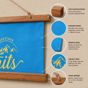 Wall Tapestry Rustic Frame Artistic Décor