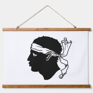 Wall Tapestry with flag of Corsica, France