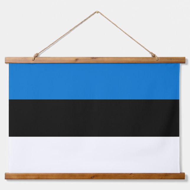 Wall Tapestry with flag of Estonia (Front)