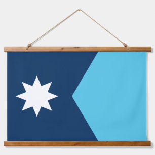 Wall Tapestry with flag of Minnesota, USA