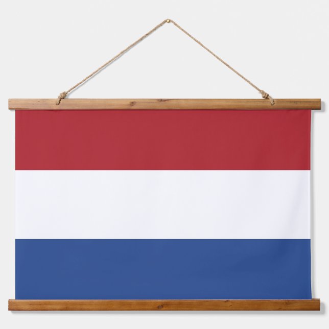 Wall Tapestry with flag of Netherlands (Front)