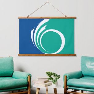 Wall Tapestry with flag of Ottawa, Canada