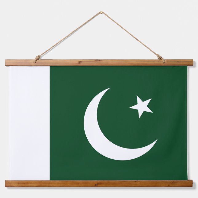 Wall Tapestry with flag of Pakistan (Front)