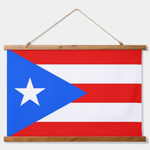 Wall Tapestry with flag of Puerto Rico, U.S.A.
