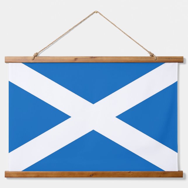 Wall Tapestry with flag of Scotland, U.K. (Front)