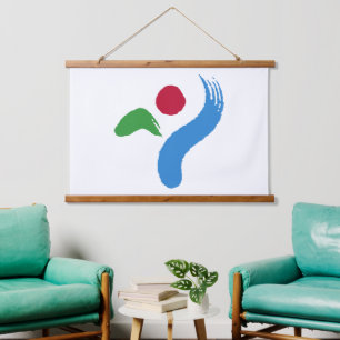 Wall Tapestry with flag of Seoul, South Korea