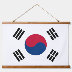Wall Tapestry with flag of South Korea