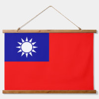 Wall Tapestry with flag of Taiwan