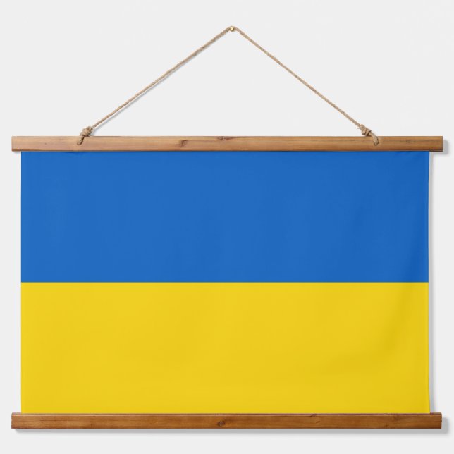Wall Tapestry with flag of Ukraine (Front)