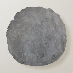 Wall texture wood pattern stone round cushion