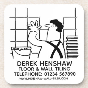 Wall Tiler or Wall Tiling Coaster
