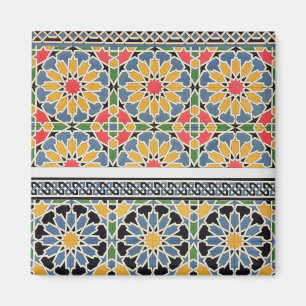 Wall tiles from the mihrab of the Mosque of Cheykh Magnet