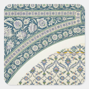 Wall tiles of Sibyl D'Abd-El-Rahman Kyahya, from ' Square Sticker
