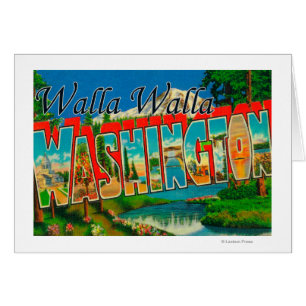 Walla Walla, Washington - Large Letter Scenes