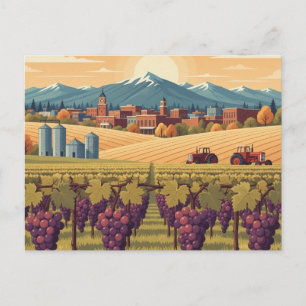 Walla Walla Washington Travel Holiday Postcard