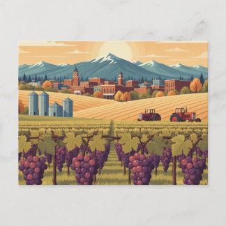 Walla Walla Washington Travel Holiday Postcard
