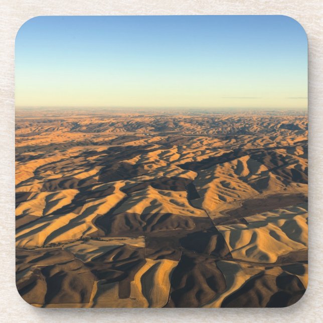 Walla Walla wine country from aloft Coaster (Front)