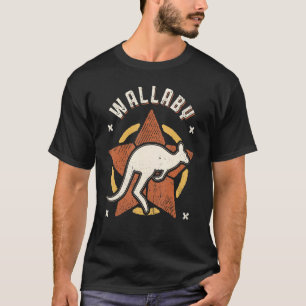 Wallaby Vintage Retro Classic Animal T-Shirt