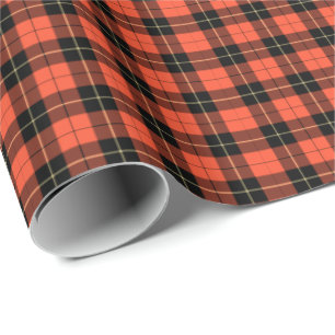Wallace Clan Ancient Tartan Wrapping Paper