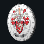 Wallace Family Crest Coat of Arms Dartboard<br><div class="desc">Wallace family crest and Scottish Wallace coat of arms. For men with the Wallace surname,  and for women with the Wallace last name. Click 'Wallace Family Crest' to see all our designs featuring the Wallace family name.</div>
