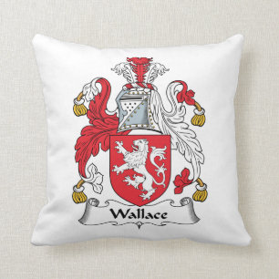 Wallace Family Crest Cushion