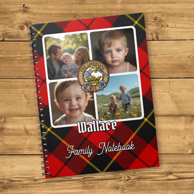 Wallace Family Photo Collage Notebook (Creator Uploaded)