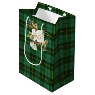 Wallace Hunting Ancient Original Scottish Tartan Medium Gift Bag