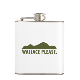 Wallace Idaho Please Hip Flask