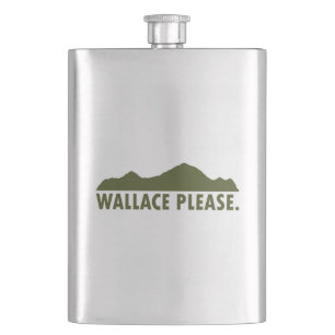 Wallace Idaho Please Hip Flask